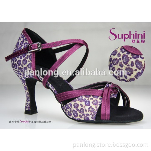 Wholesale leopard ladies fashion latin dance shoes